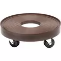 Devault 12" Plant Dolly with Hole Espresso