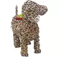 Gardener Select 13" Medium Dog Rattan Rope Topiary 12/CS