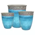 MCarr 12pc Aquapot Planter Pallet Volcanic Milky Blue
