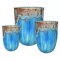 MCarr 12PC Tall Round Plt Volcanic SkyFall
