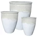 MCarr 6PC Large Rim Pltr Plt Volcanic White