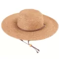 Sloggers Womens Braided Hat Dark Brown Med UPF 50+
