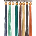 Primitive 36" Asst Mixed Macrame Plant Hanger