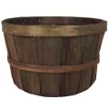 Grower Select 1 Peck Basket No Handle Brown 12/CS 48CS/PL
