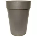 Grower Select 15.00 Euro Tall Planter Galvanized 9gal 4/CS - 15in OD x 20in H