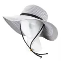 Sloggers Womens Braided Hat Two Tone Grey