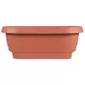 Bloem 24" Deck Rail Planter Terra Cotta