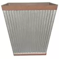 Southern Patio 16" Westlake Square Planter Galvanized