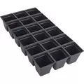 DLN DPS1801 STD PEREN SQ SHT-O-POTS BLACK 100/CS 36CS/PL