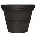 Tusco 24.5" Rolled Rim Planter Black