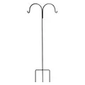 Deer Park 72" Premium 5/8" Double Shepherd Plant Support Black