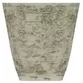 HC 15" Tahoe Square Birch Planter White Listo
