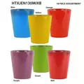 MCarr 18pc Tall Round Pot Set Mixed Colors
