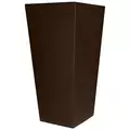 Tusco 26" Cosmo Tall Square Planter Espresso