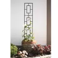Panacea 46" Contemporary Pot Trellis Black