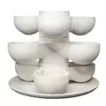 HC 8" Pixie Succulent Stacking Planter Vanilla Bisque