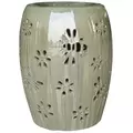 MCarr 19" Bumblebee Stool Brown Cream