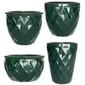 MCarr 26pc Teardrop Planter Pallet Glass Green