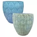 MCarr 12pc Round Leaf Planter Pallet Mixed Colors