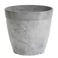 Artstone 10" Round Dolce Planter Grey
