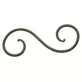 Panacea 6" Black Forged S Hook