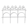 Panacea 14"x7.5' White Decorative Folding Fence