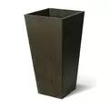 Algreen 13"x28" Square Planter Brown Marble