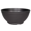 DILLEN 12.00 BUNDLED THATCH BOWL BLACK 25 PER CASE NON-PAINTED