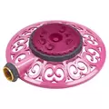 Melnor Sprout Metal 8 Pattern Ring Sprinkler Raspberry