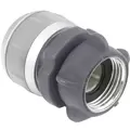 Gilmour Medium Duty 5/8" and 3/4" Metal Female Compression Coupling