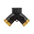 Gilmour Heavy Duty Brass Dual Shut-Off Valve