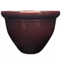 Listo 9" Pizzazz Resin Pltr Warm Red w/speckle