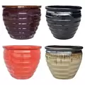 MCarr 24pc Techno Round Planter Pallet Mixed Colors
