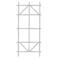 Panacea 48" White Wood Ladder Trellis