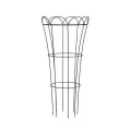 Panacea 36" Rustic Fltd Flower & Plant Cage Rust