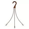 POPP MHJ 40 3 STRAND HANGER CHOCOLATE 348/CS