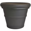 Tusco 13.5" Rolled Rim Planter Espresso