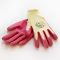 WWG Large Pink Weeding Glove Latex Dipped