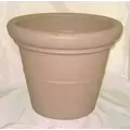 HC 24" Terrazzo Round Planter w/ Heavy Rim Sandstone Akro Mils