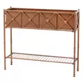 Deer Park 35" Rosette Planter With Tin Liner