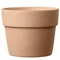 Deroma 5.9" Perfetto Pot No Hole Blush Clay Case Pack