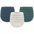 MCarr 8pc 7" Dimple Fat Bottom Planter Asst Mixed Colors