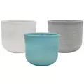 MCarr 8pc 7.1" Smooth Planter Asst Mixed Colors