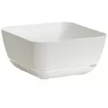 Majestic Gdn Planter White 12"x12" Square Matte