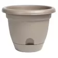 Bloem 8" Lucca Planter Pebble Stone