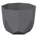 Bloem 8" Tuxton Planter Charcoal