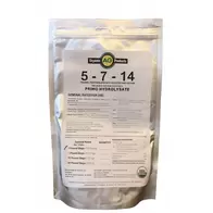 5-7-14 Organic Fish Fertilizer Made From Cod Fish Hydrolysate Case (5lb-12 Bags)