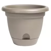 Bloem 12" Lucca Planter Pebble Stone