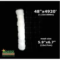 Hortomallas Professional Grade Vegetable Support Trellis Netting Roll 4-Feet By 4920-Feet