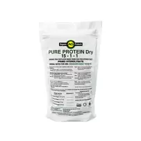 15-1-1 Case Pure Protein Dry Organic Fish Fertilizer Made From Cod Fish Hydrolysate (12 x 5lb Bags)